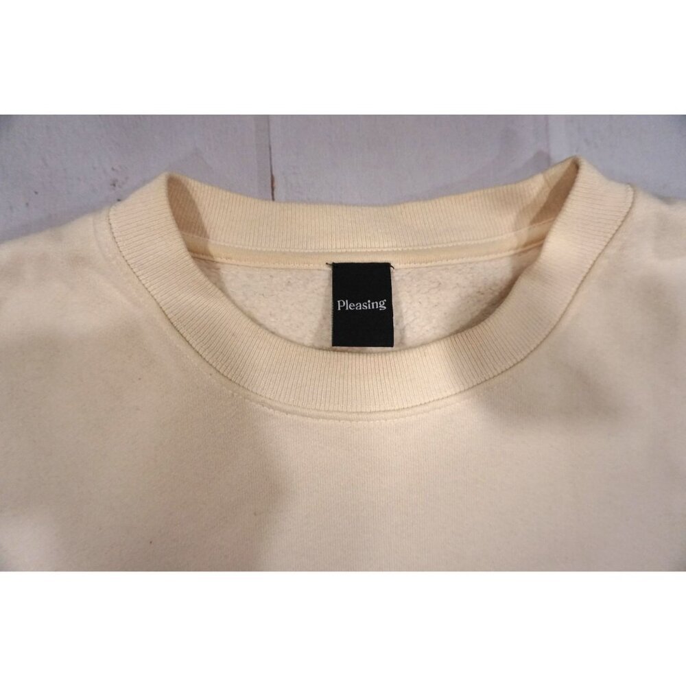 Pleasing Harry Styles Unisex Cream Crewneck - Size L - Picture 5 of 10